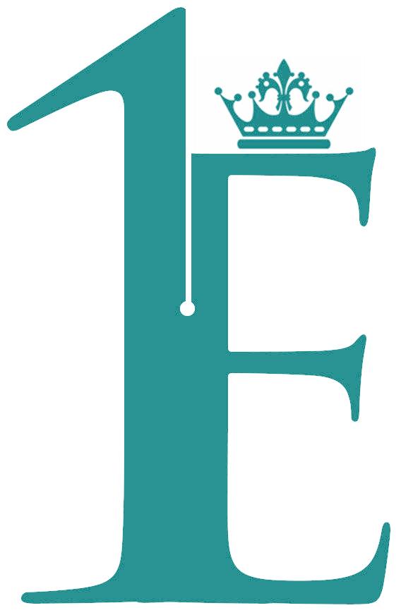 1 E
