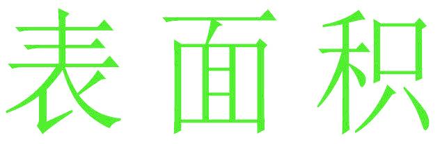 表面积