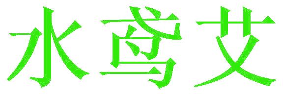 水鸢艾