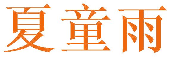 夏童雨
