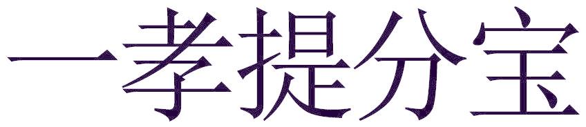 一孝提分宝