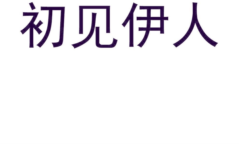 初见伊人