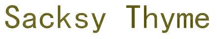 SACKSY THYME